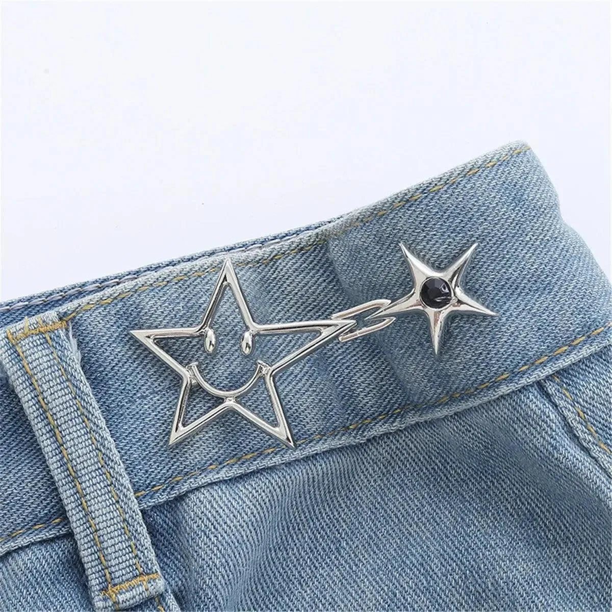 Adjustable Waistband Bowknot Set: Chic & Practical Button Adjusters