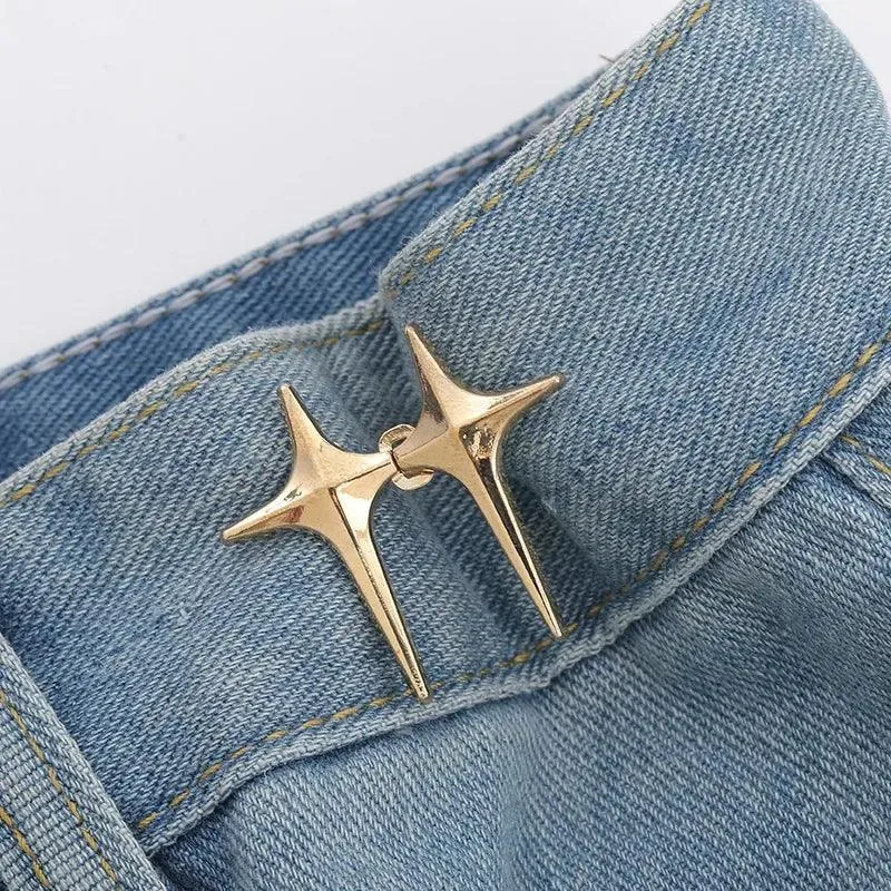 Adjustable Waistband Bowknot Set: Chic & Practical Button Adjusters