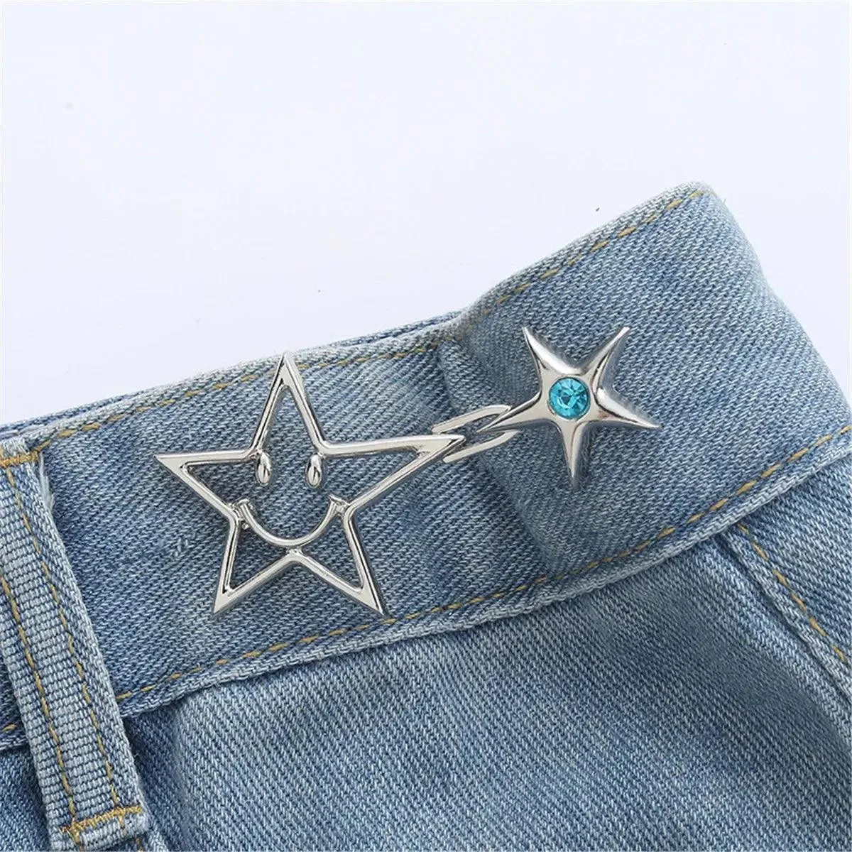 Adjustable Waistband Bowknot Set: Chic & Practical Button Adjusters