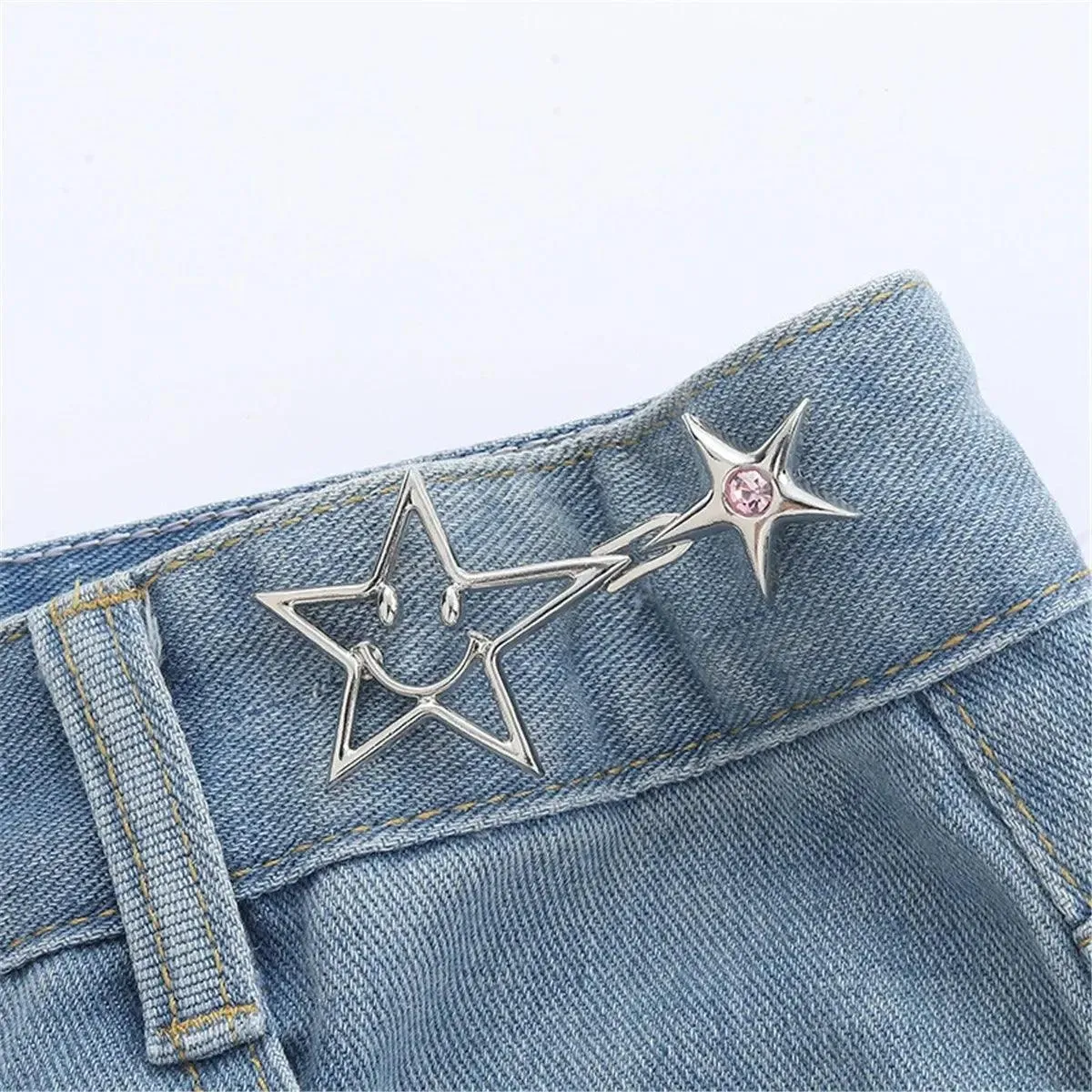 Adjustable Waistband Bowknot Set: Chic & Practical Button Adjusters