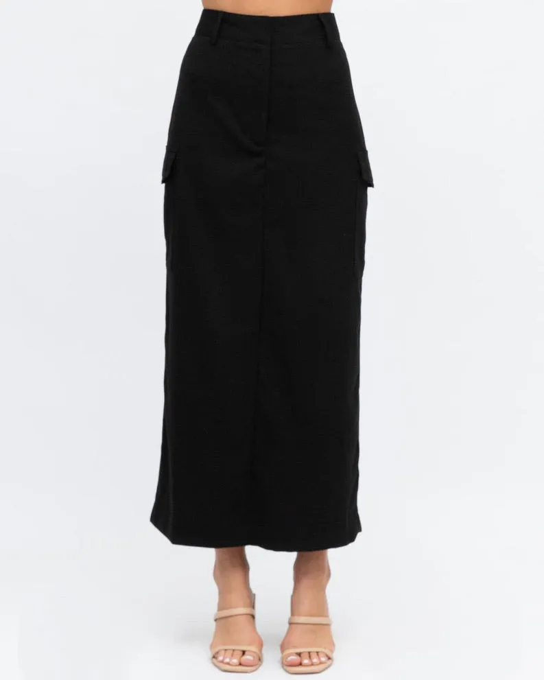 Alto Cargo Skirt - Black