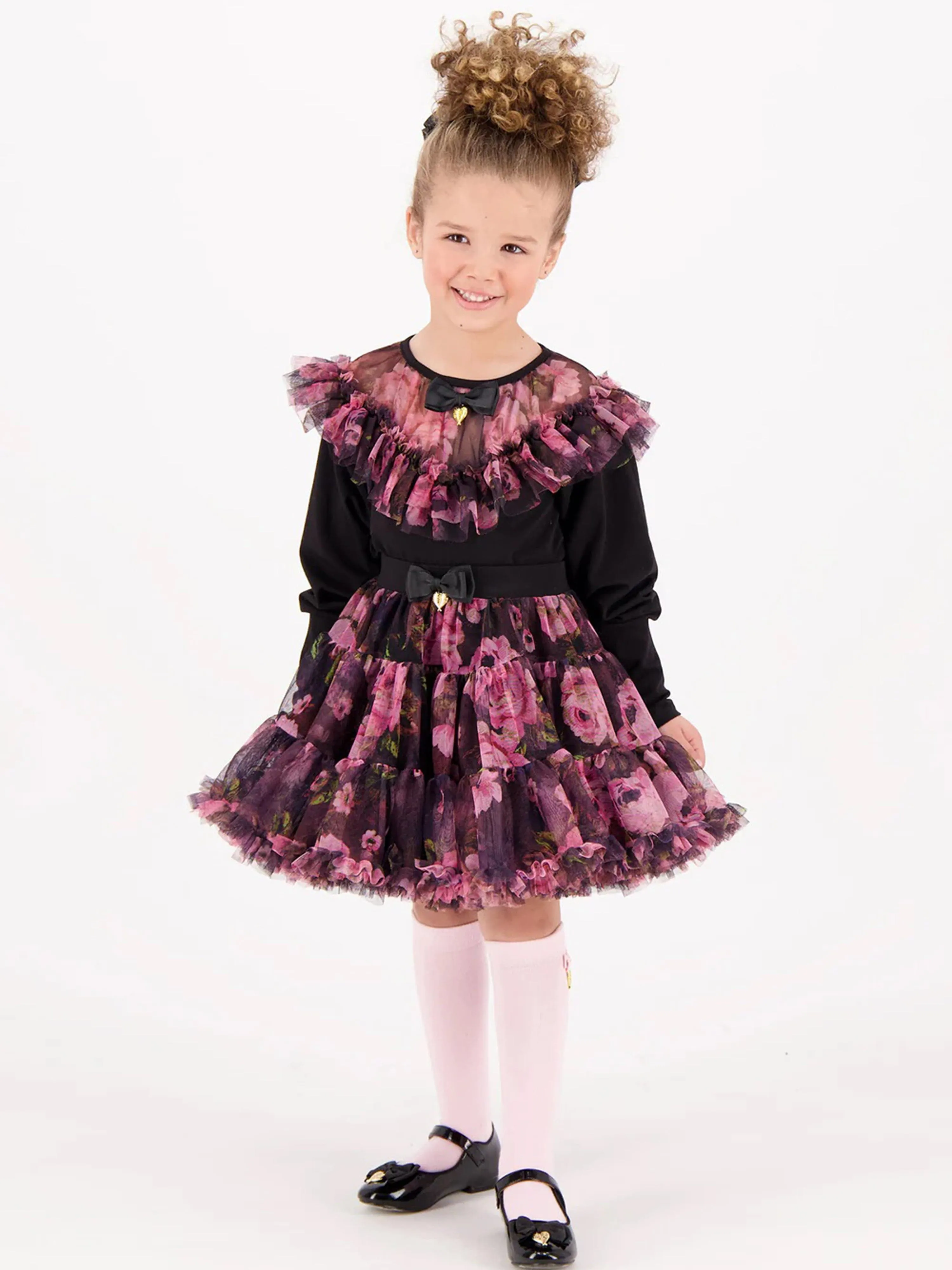 Angels Face Girls Pixie Kew Tutu in Black