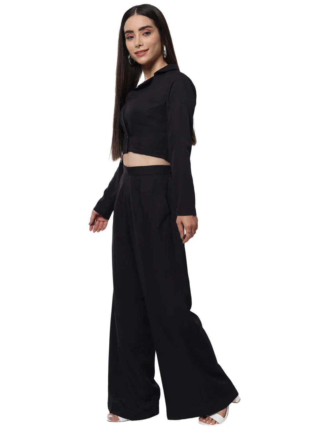 BLACK WORK WEAR CO-ORD SET