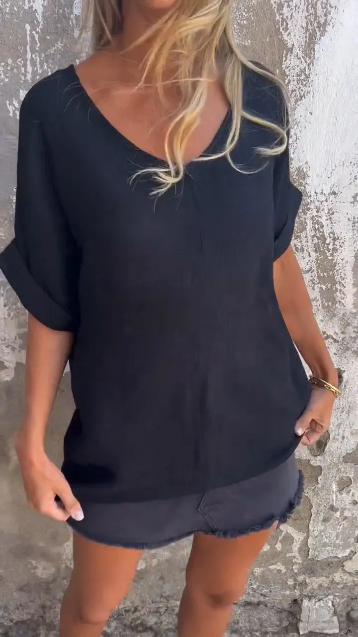 CASSANDRA™ | CASUAL V-NECK TEE FOR WOMEN