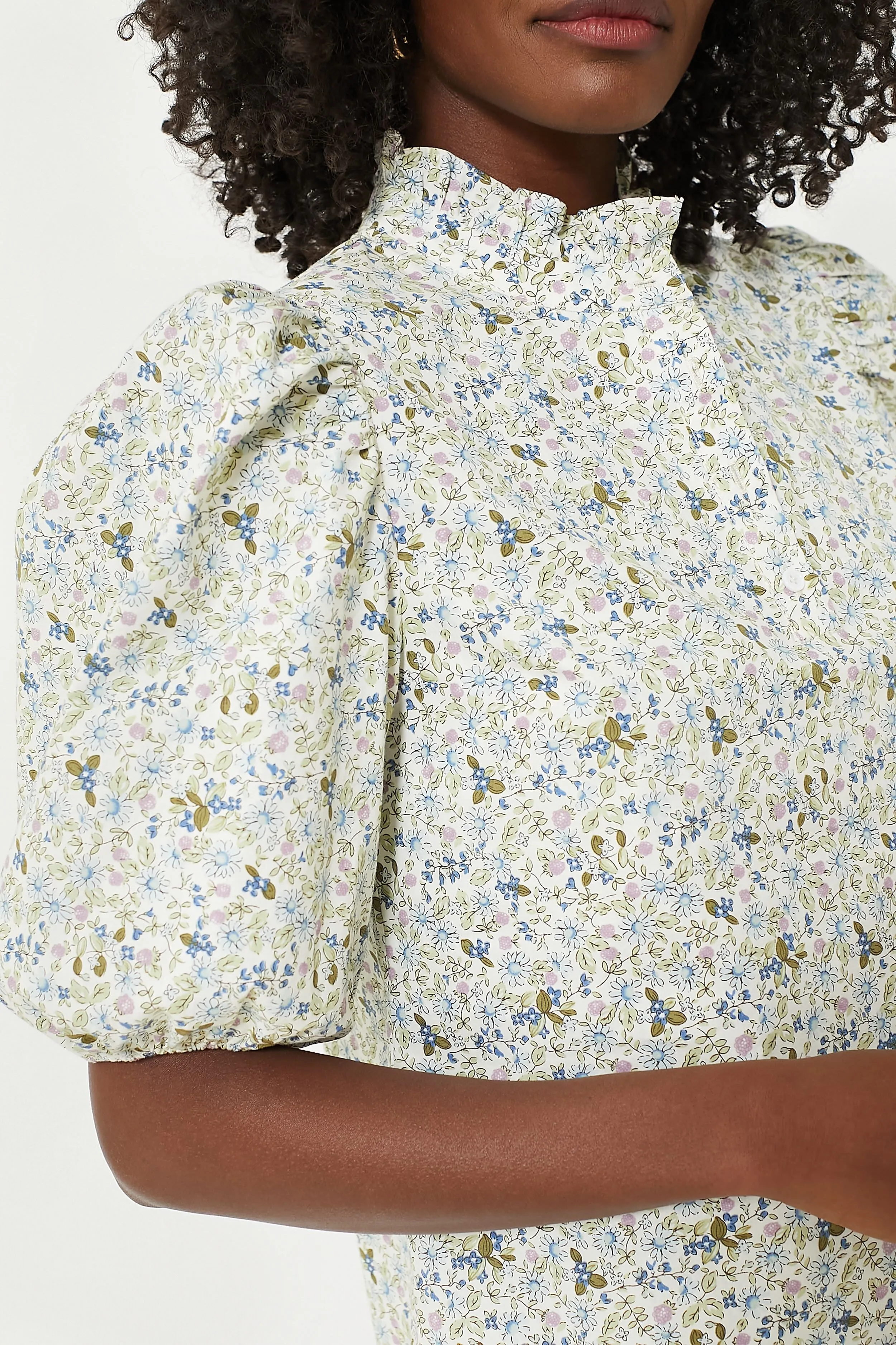 Cream Floral Florence Blouse