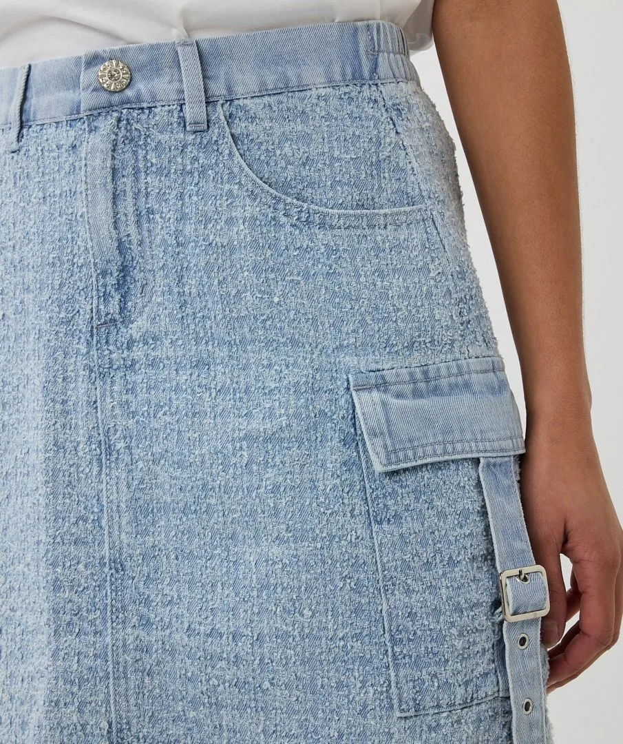 Dania Distressed Jeans Skirt - EsQualo SP2512001