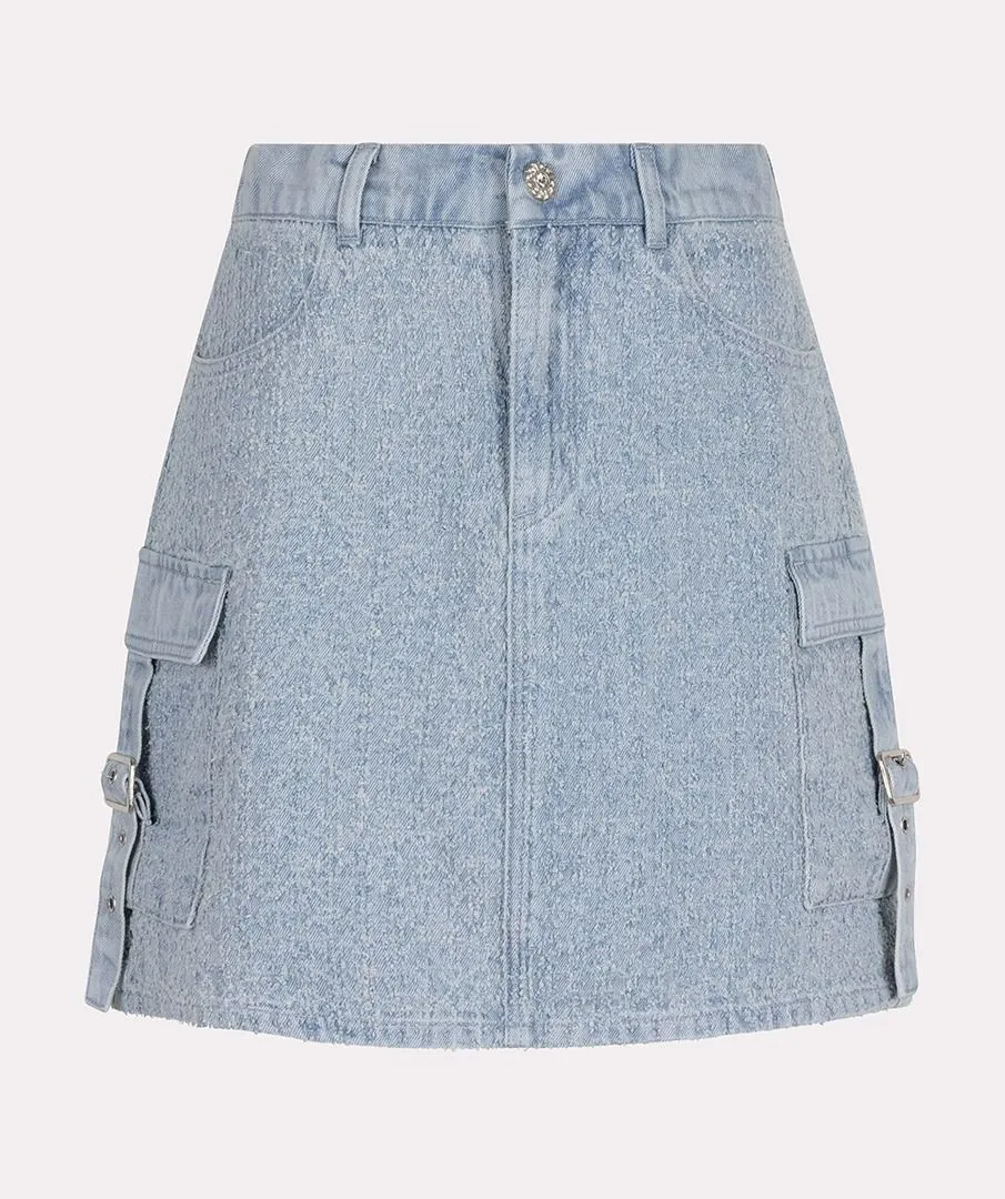 Dania Distressed Jeans Skirt - EsQualo SP2512001