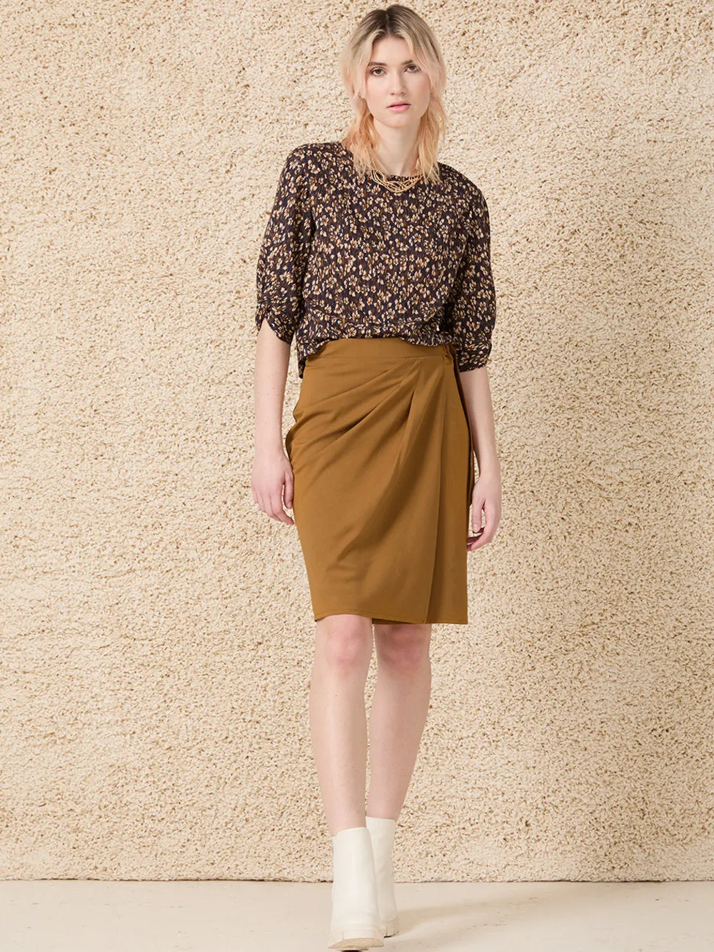 Deborah Skirt in Soleste Cumin