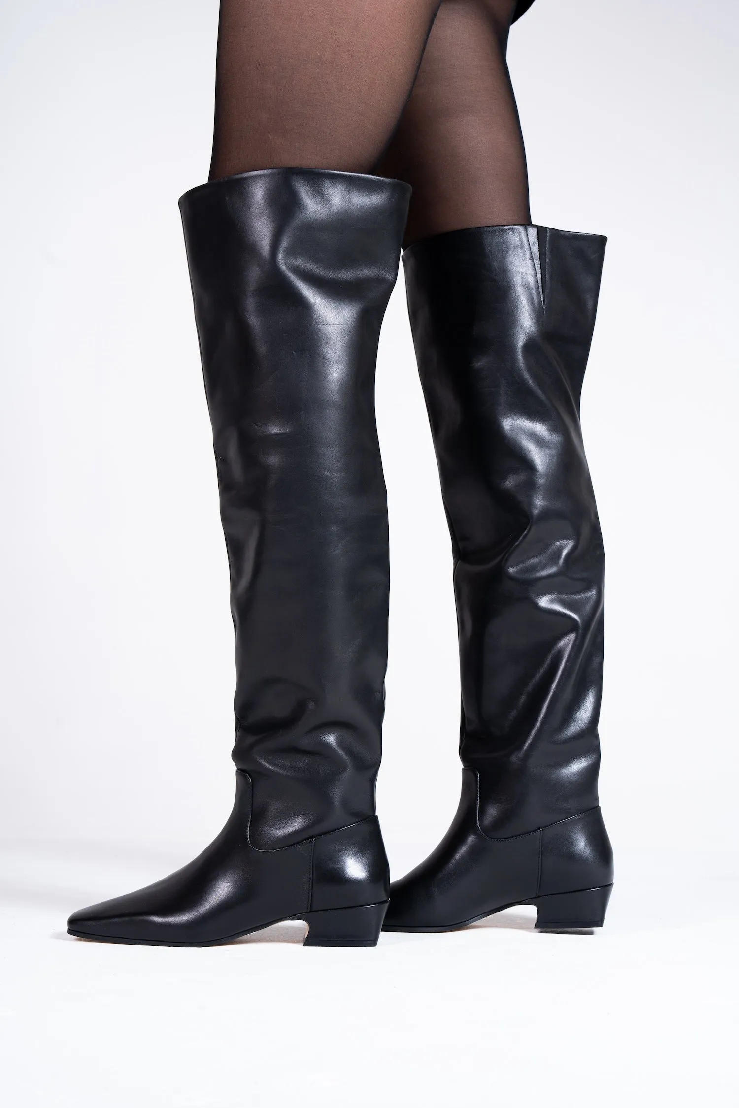 Fly Black Leather
