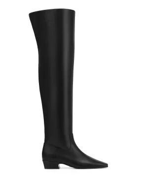 Fly Black Leather