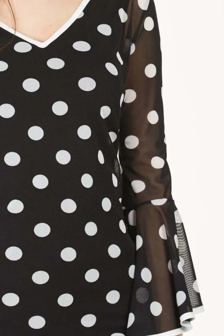 Frank Lyman Polka Dot Blouse 176180