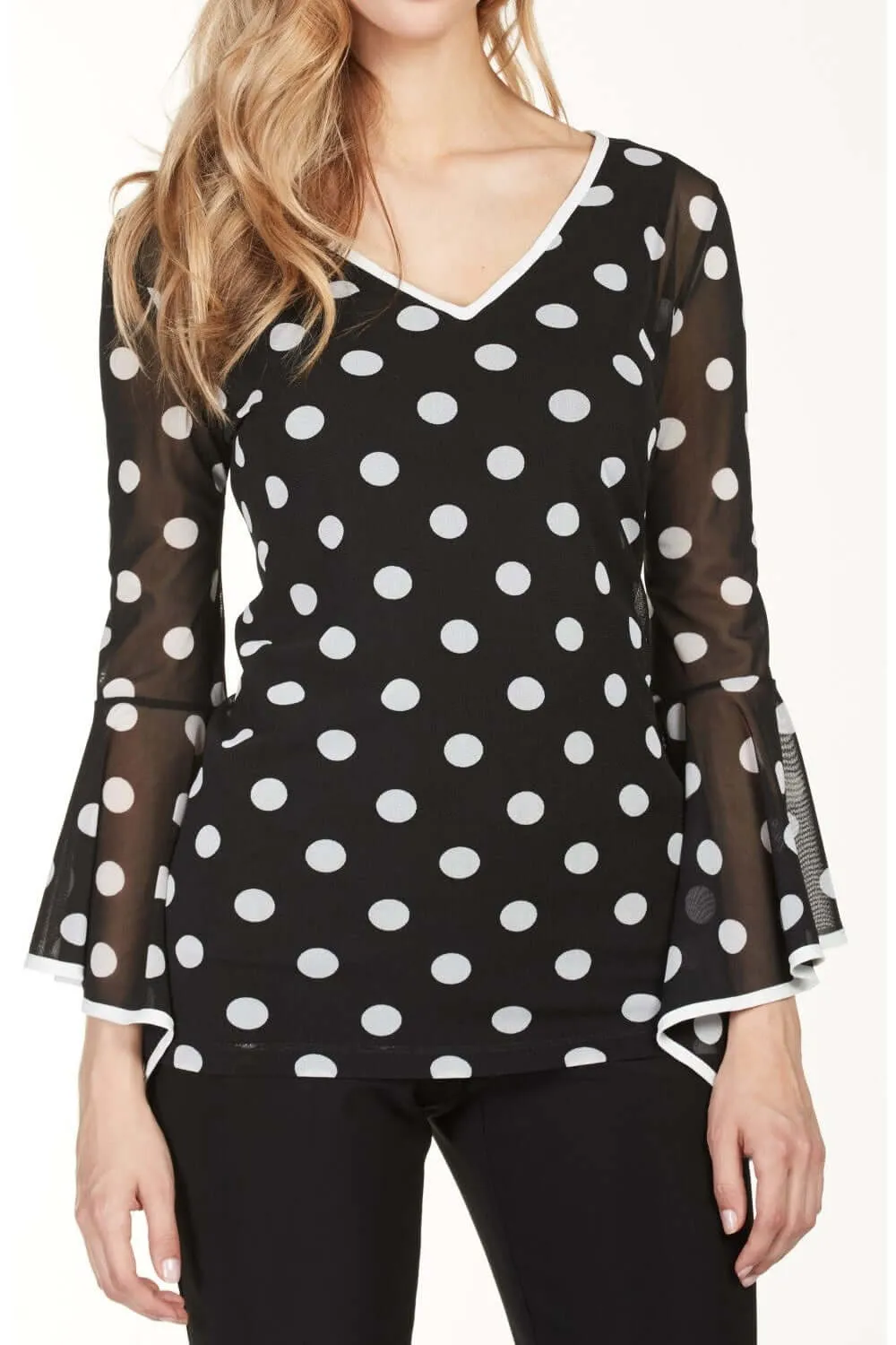 Frank Lyman Polka Dot Blouse 176180