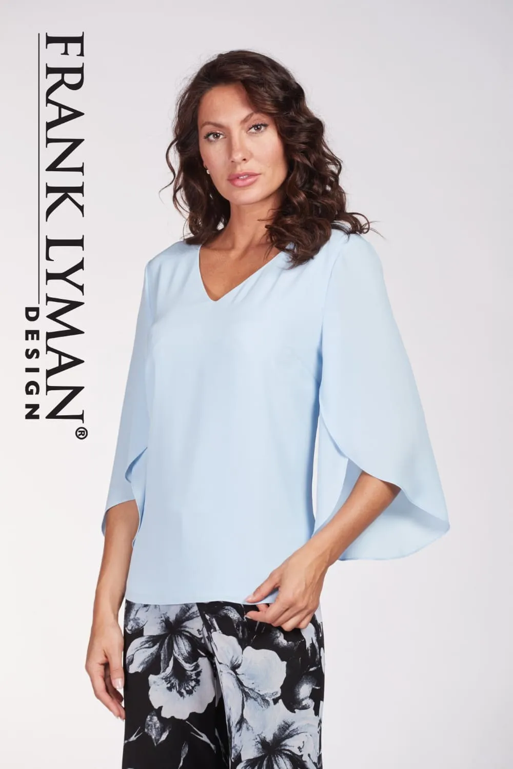 Frank Lyman Top 186148 Powder-Blue