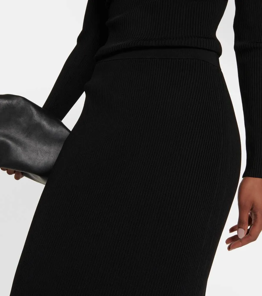 Jersey Kefali maxi skirt ALTUZARRA, black