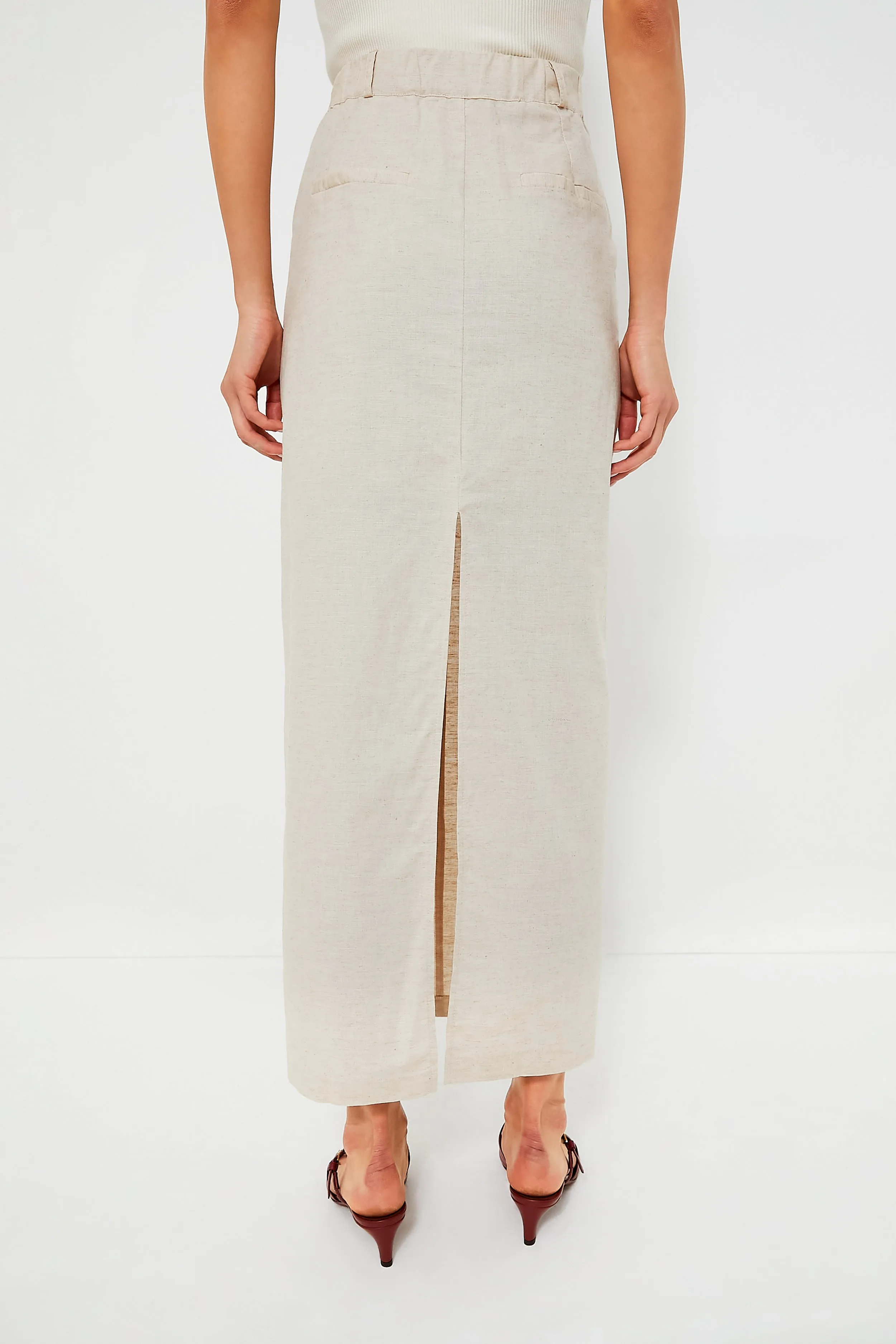 Natural Midi Skirt
