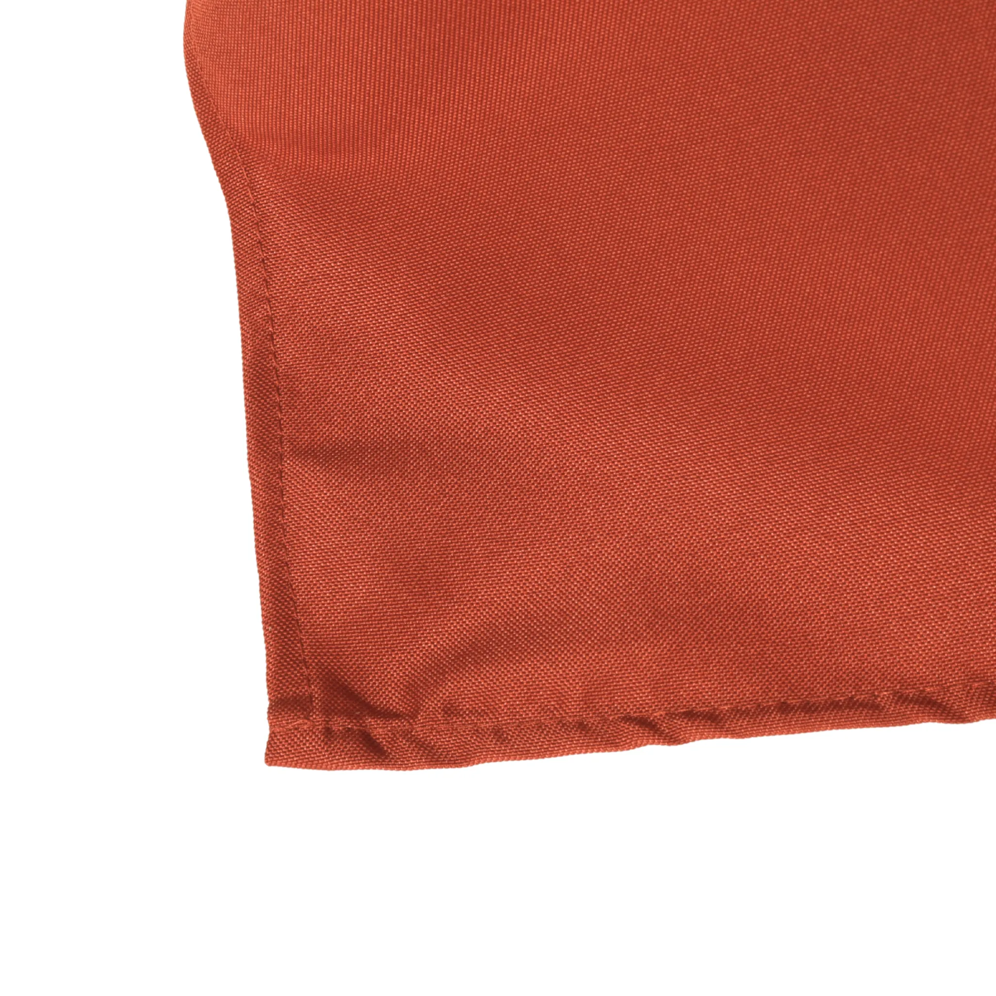 Polyester Square 90"x90" Overlay/Tablecloth - Rust