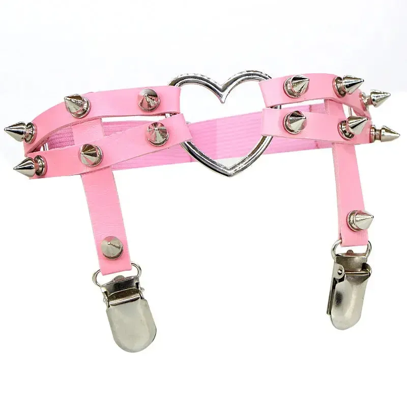 Punk Elastic Leg Strap Goth Suspender