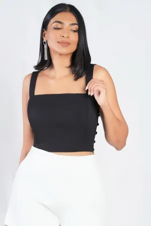 Square Neck Crop Top