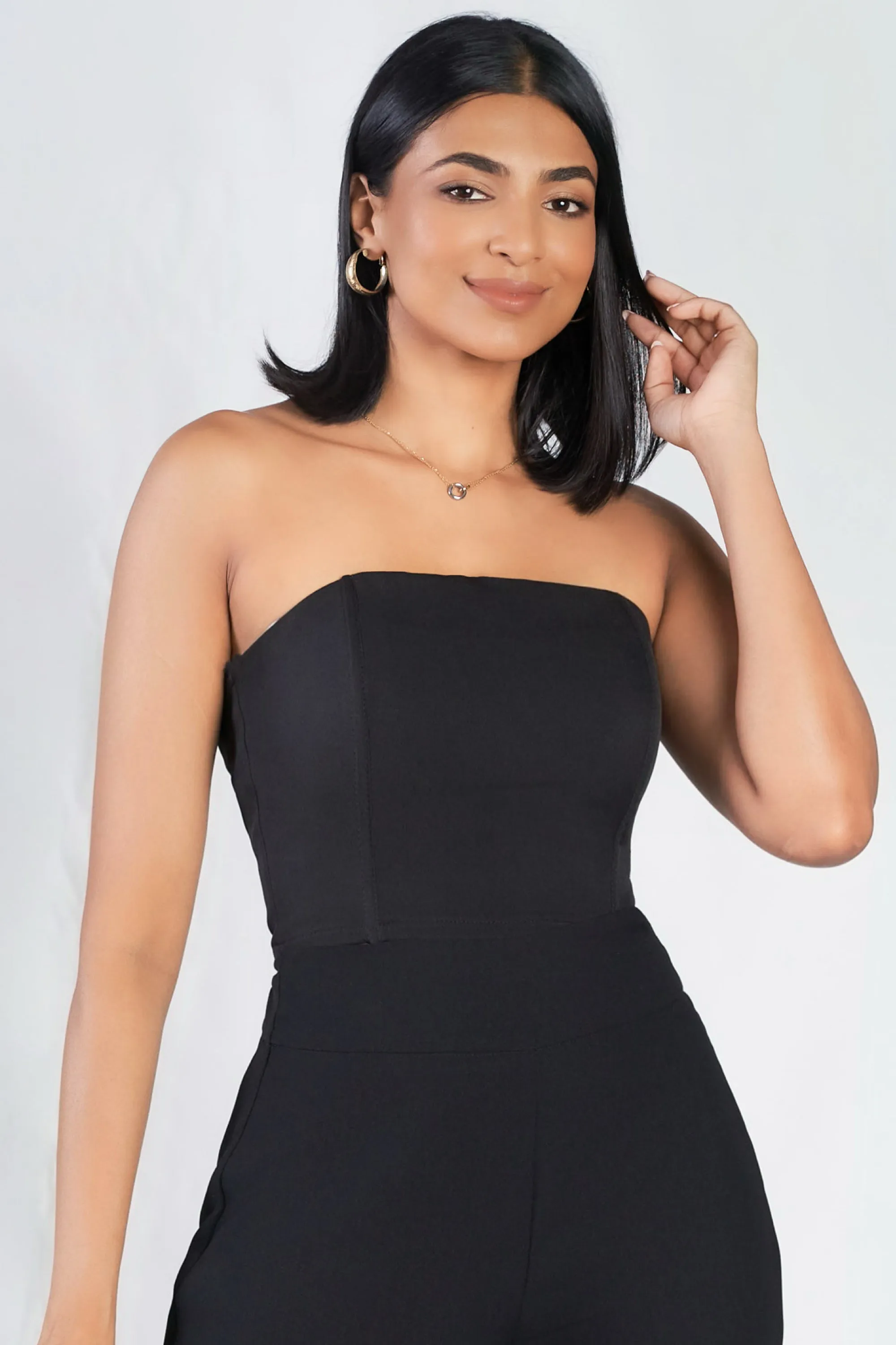 Strapless Crop Top
