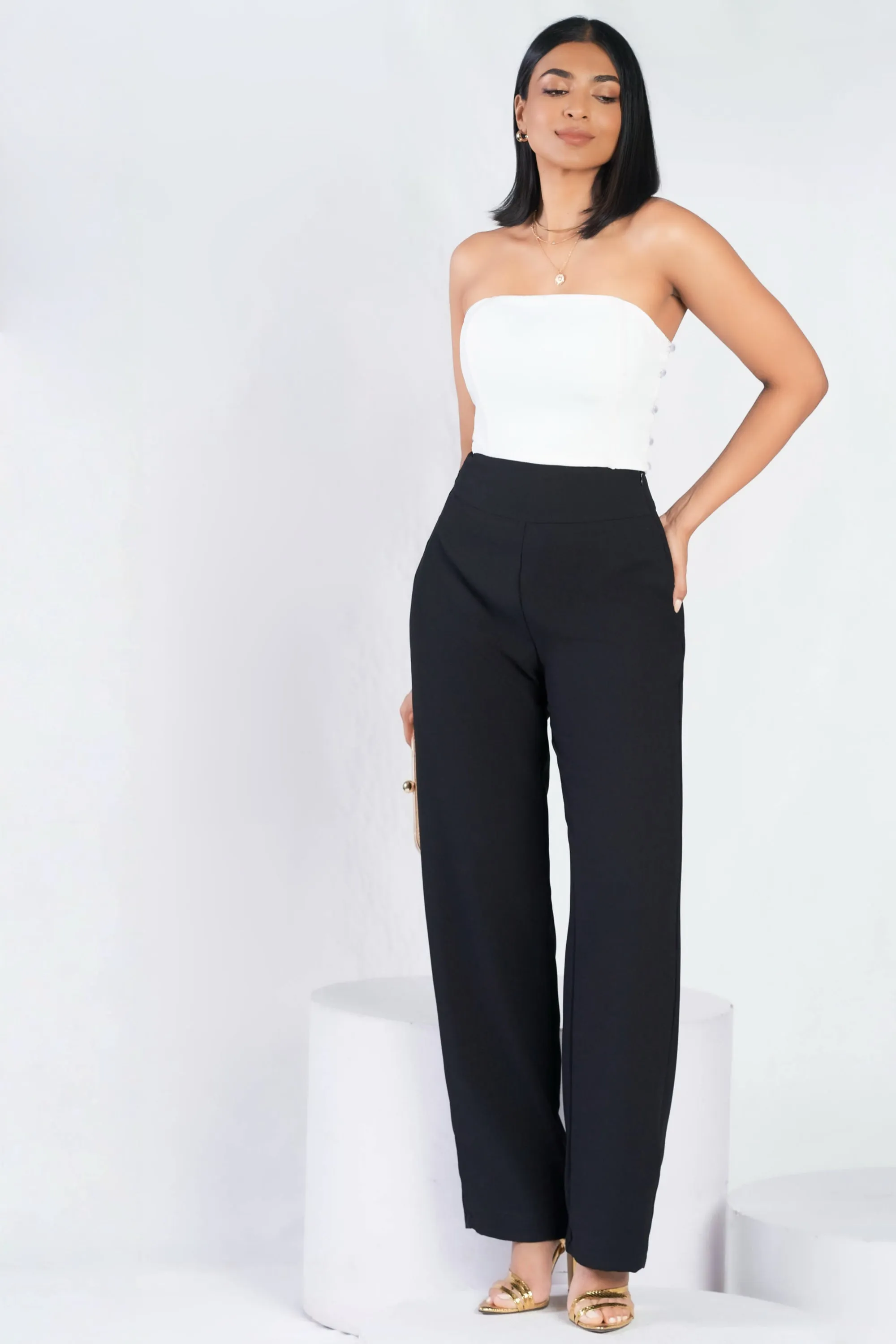 Strapless Crop Top