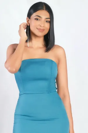 Strapless Crop Top