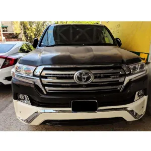 Toyota Land Cruiser LC200 Middle East Body Kit Front White1 Pc - Model 2015-2021 - V8 Middle East Bodykit