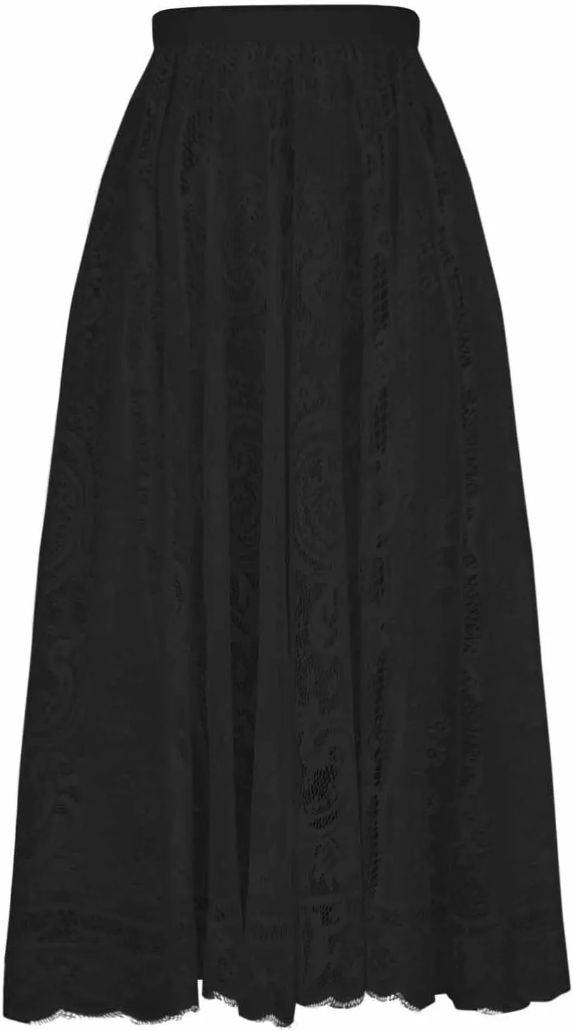 Tutu A-Line Layered Mesh Midi Skirt Long Tulle Skirt Layered Flowy Fairy Sparkle Party Mesh Tea Hem Skirts for Women