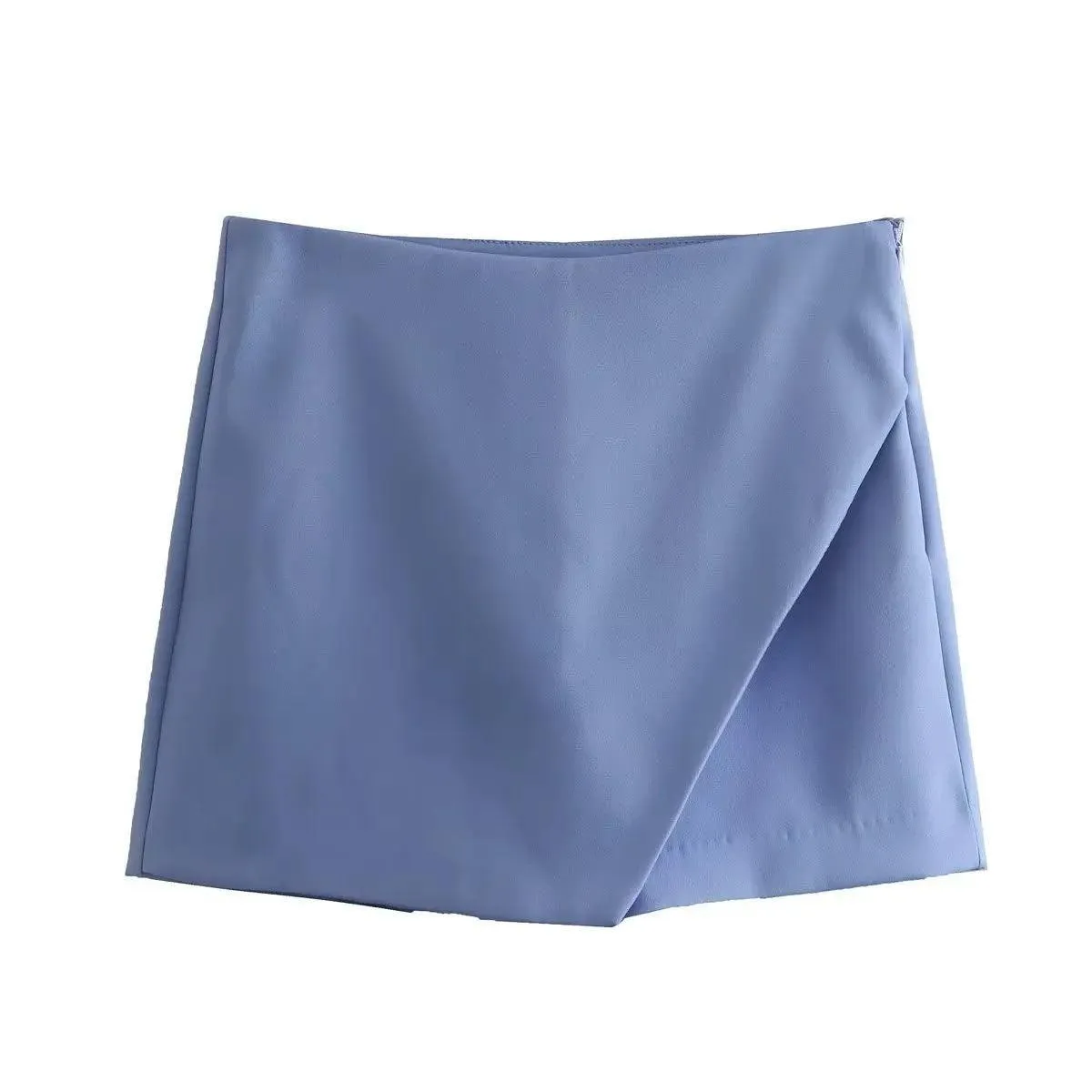 Vintage Asymmetrical Skort: Stylish All-Season Upgrade