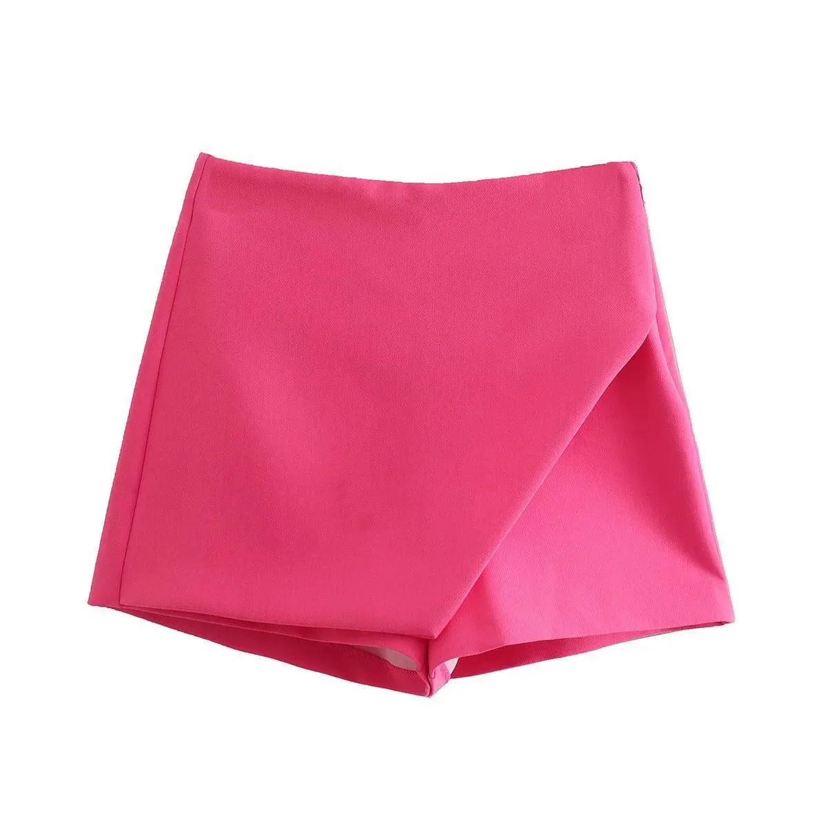 Vintage Asymmetrical Skort: Stylish All-Season Upgrade