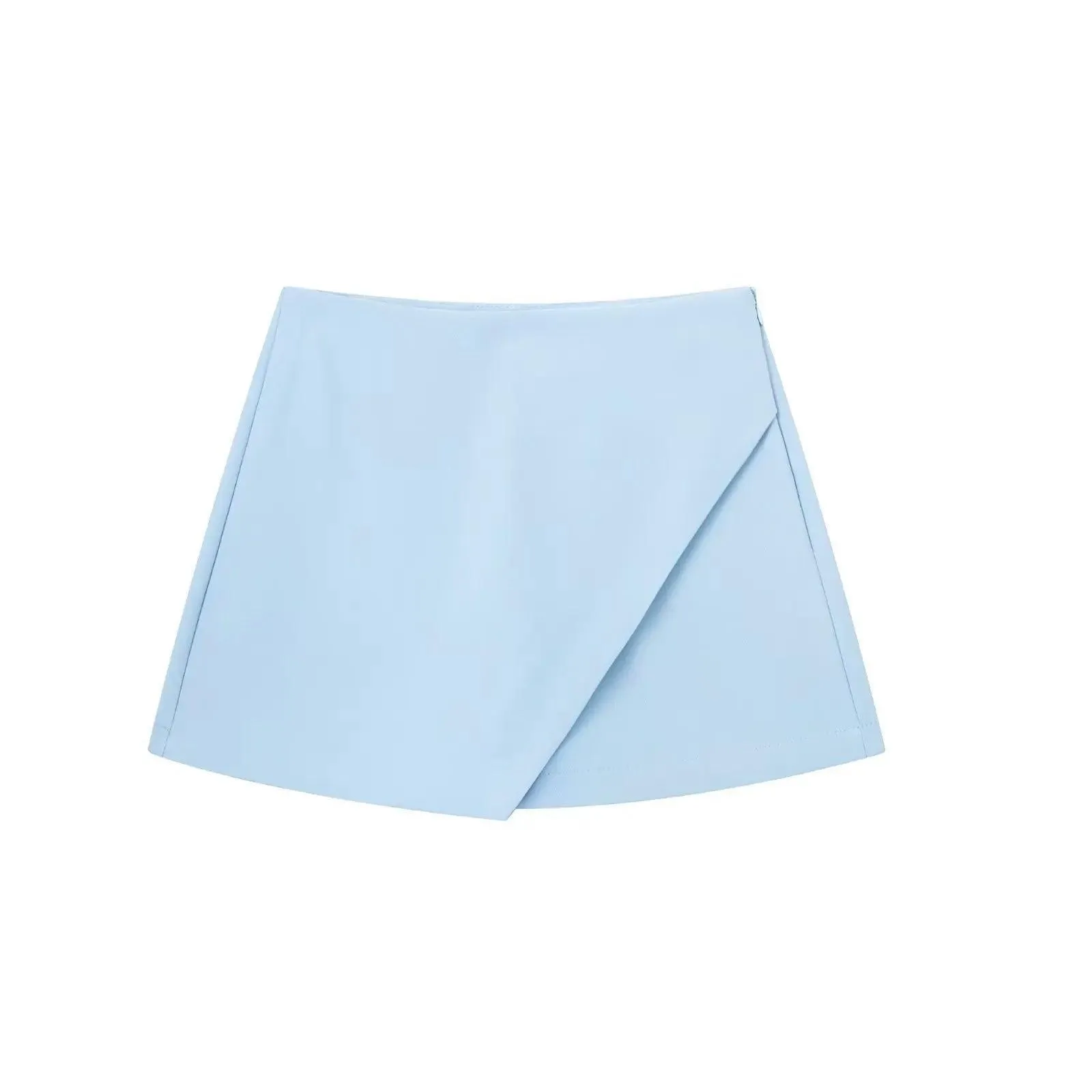 Vintage Asymmetrical Skort: Stylish All-Season Upgrade