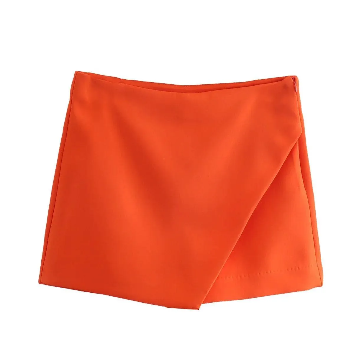 Vintage Asymmetrical Skort: Stylish All-Season Upgrade
