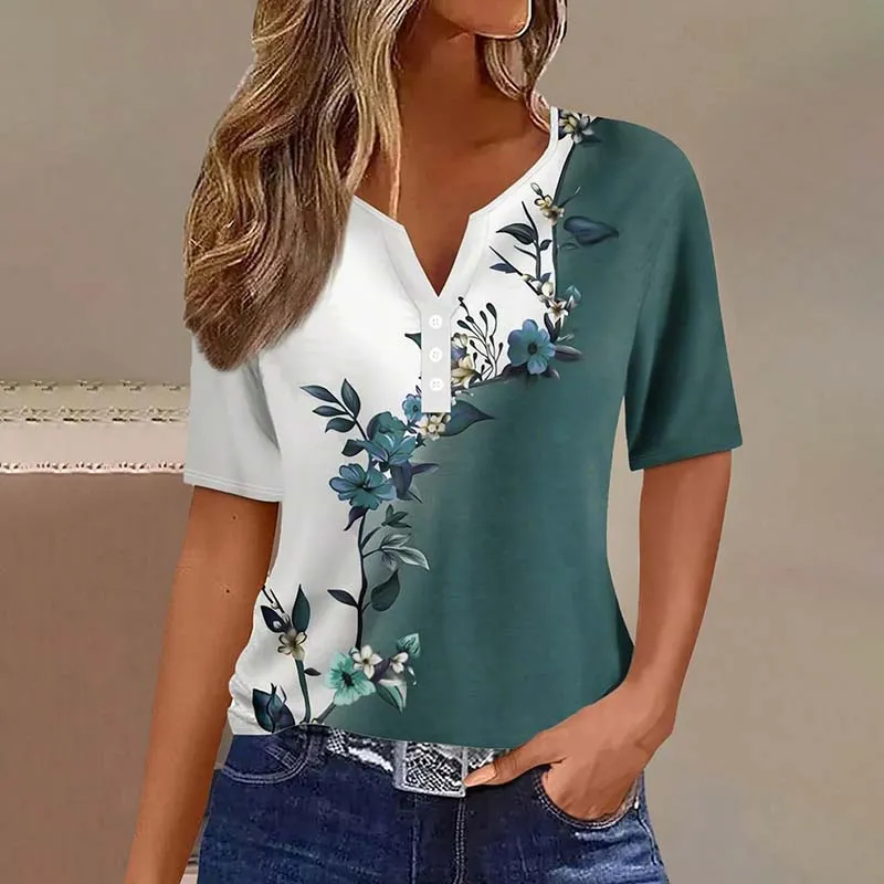VIVI™ | VINTAGE FLORAL PRINT BLOUSE FOR WOMEN