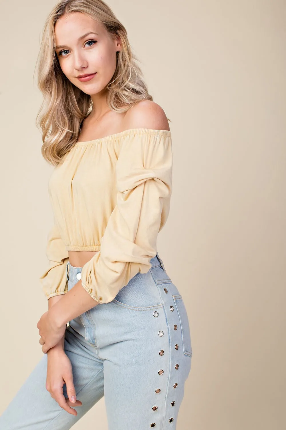 Wild Child Crop Top, Honey