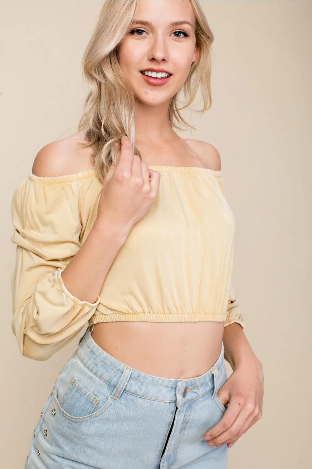 Wild Child Crop Top, Honey