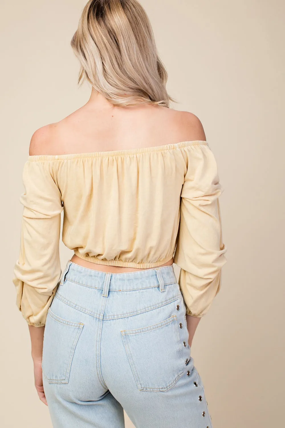 Wild Child Crop Top, Honey