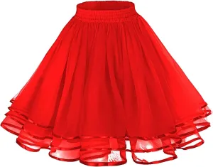 Womens Casual Solid Versatile Skirts Fashion Ruffle Pleated Skirt High Waisted Stretchy Mini Skirts A Line Fairy Skirt