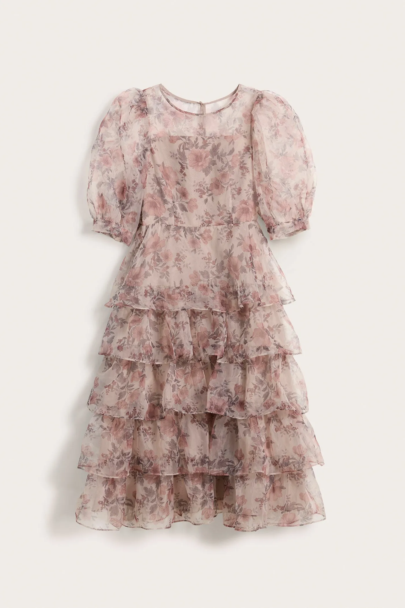 Women's floral organza dress