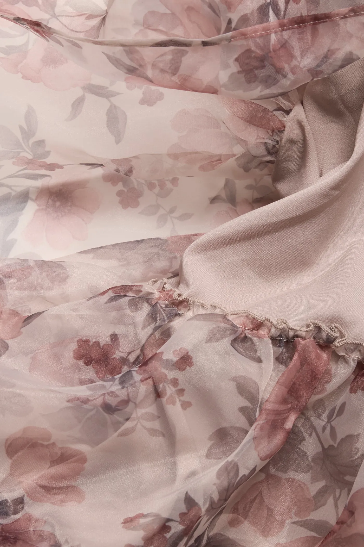 Women's floral organza dress