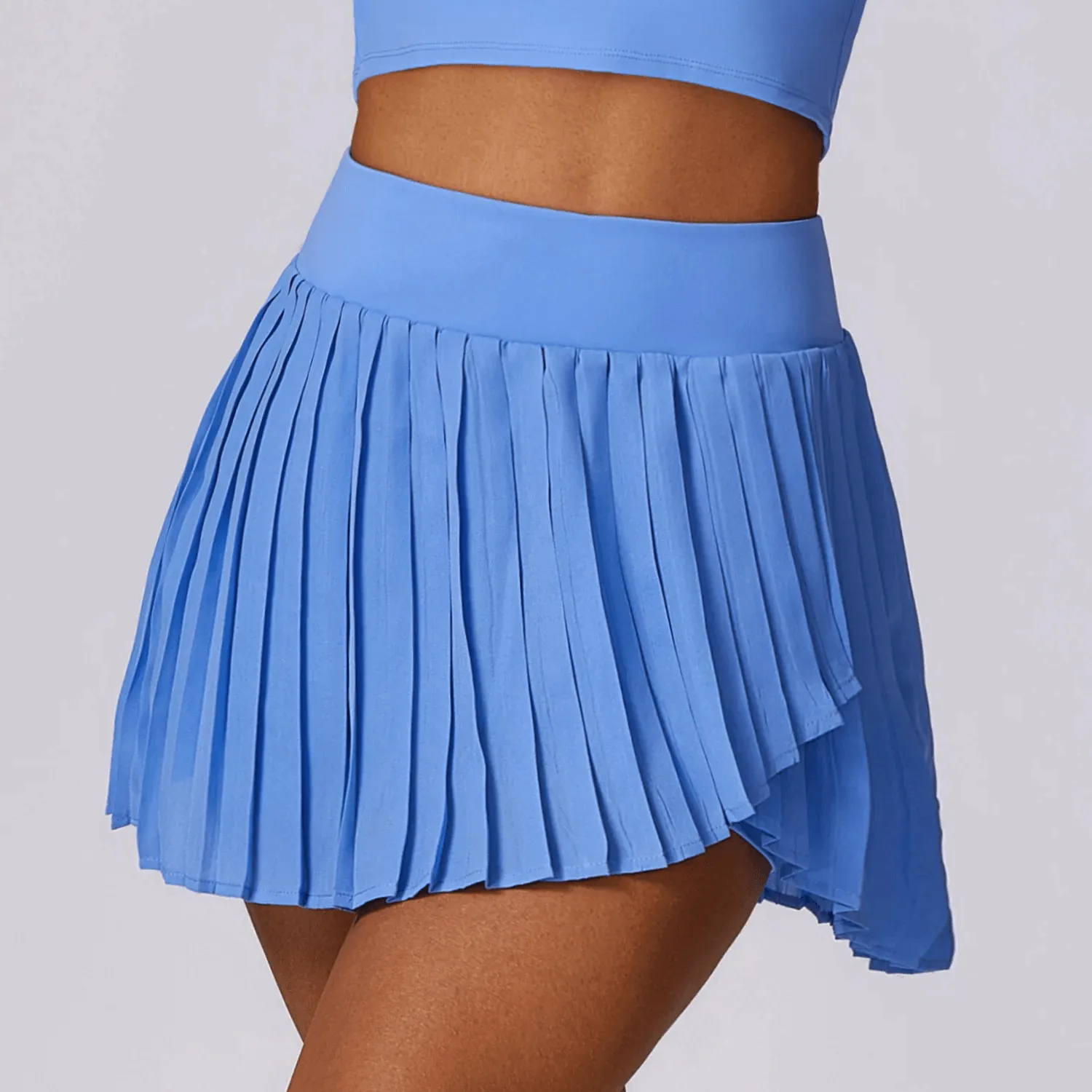 Women's Pleated Tennis Skirt with Shorts - SF2199