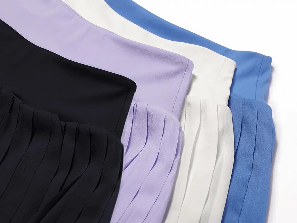 Women's Pleated Tennis Skirt with Shorts - SF2199