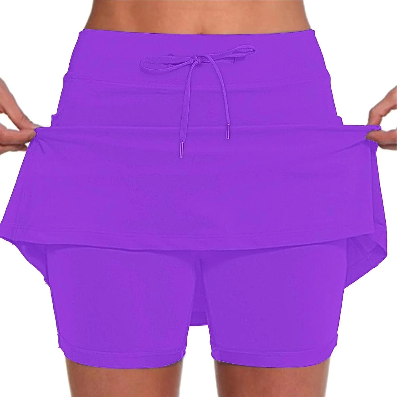 Women's Tennis Golf Skirts High Waisted with Pockets Inner Shorts for Athletic Skorts Sports Running Pants for Women
